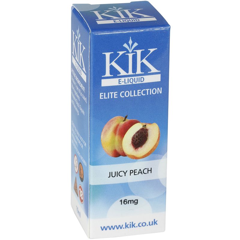 KiK e-Liquid 16mg (10ml) - Juicy Peach